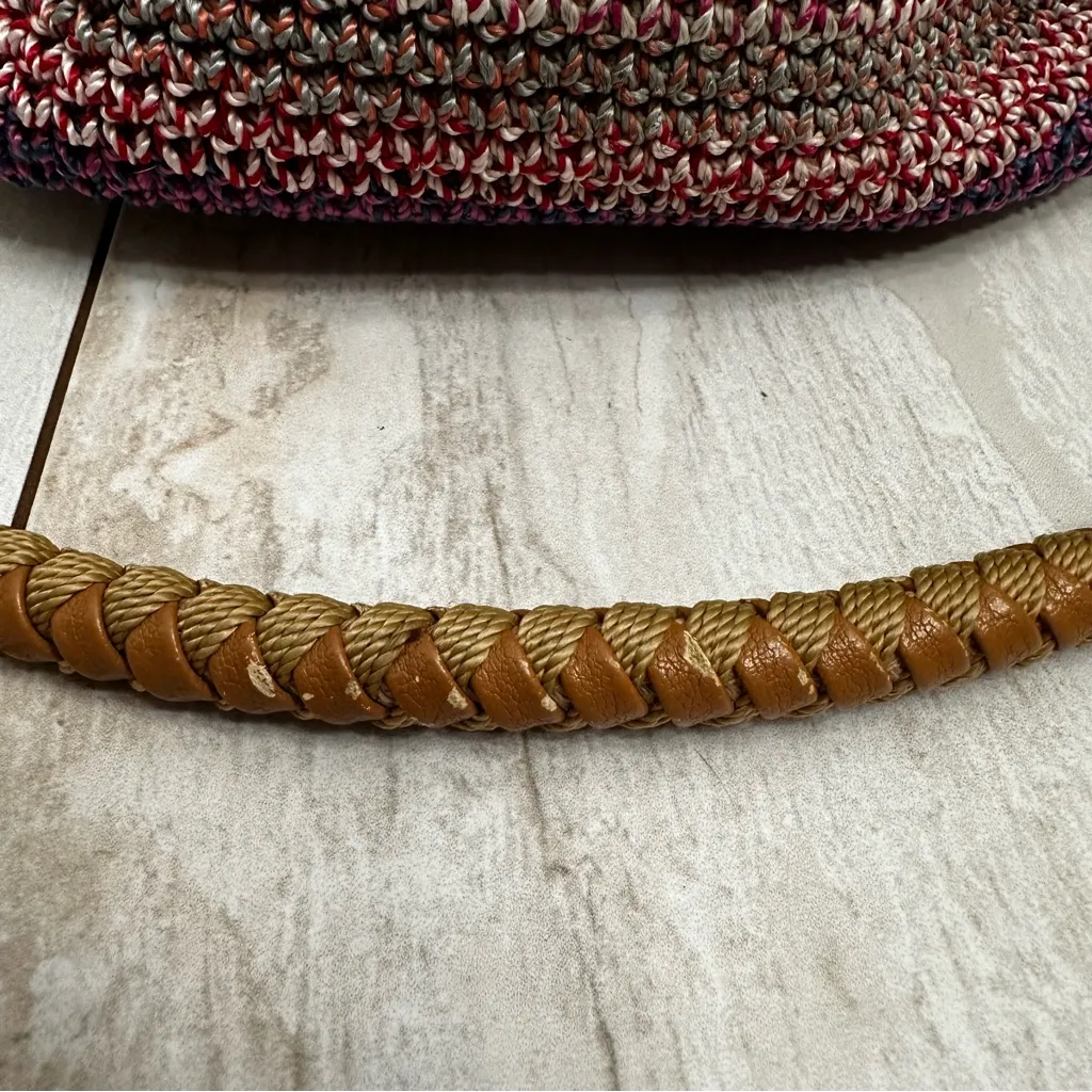 The Sak Multicolor Crochet Shoulder Bag Silver Hardware Y2K Hobo Boho Fairycore - Image 15