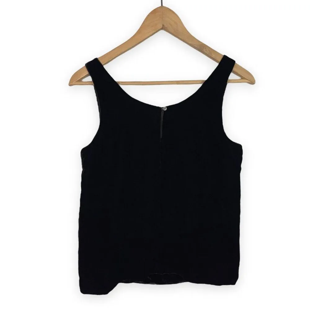 J. Crew Velvet Scoop Neck Tank with Button Back Detail - Image 6