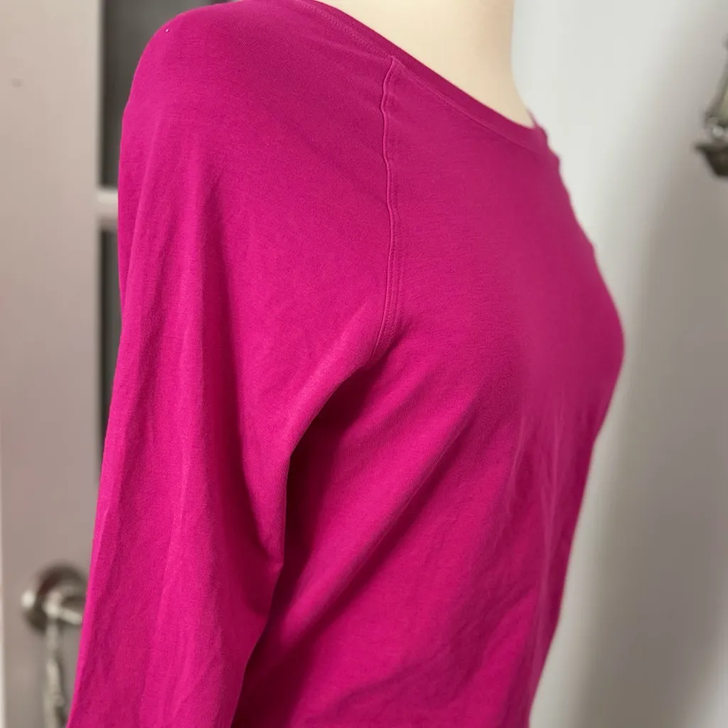 Lululemon LA Keyhole Reversible Long Sleeve Top in Ripened Raspberry - Image 6