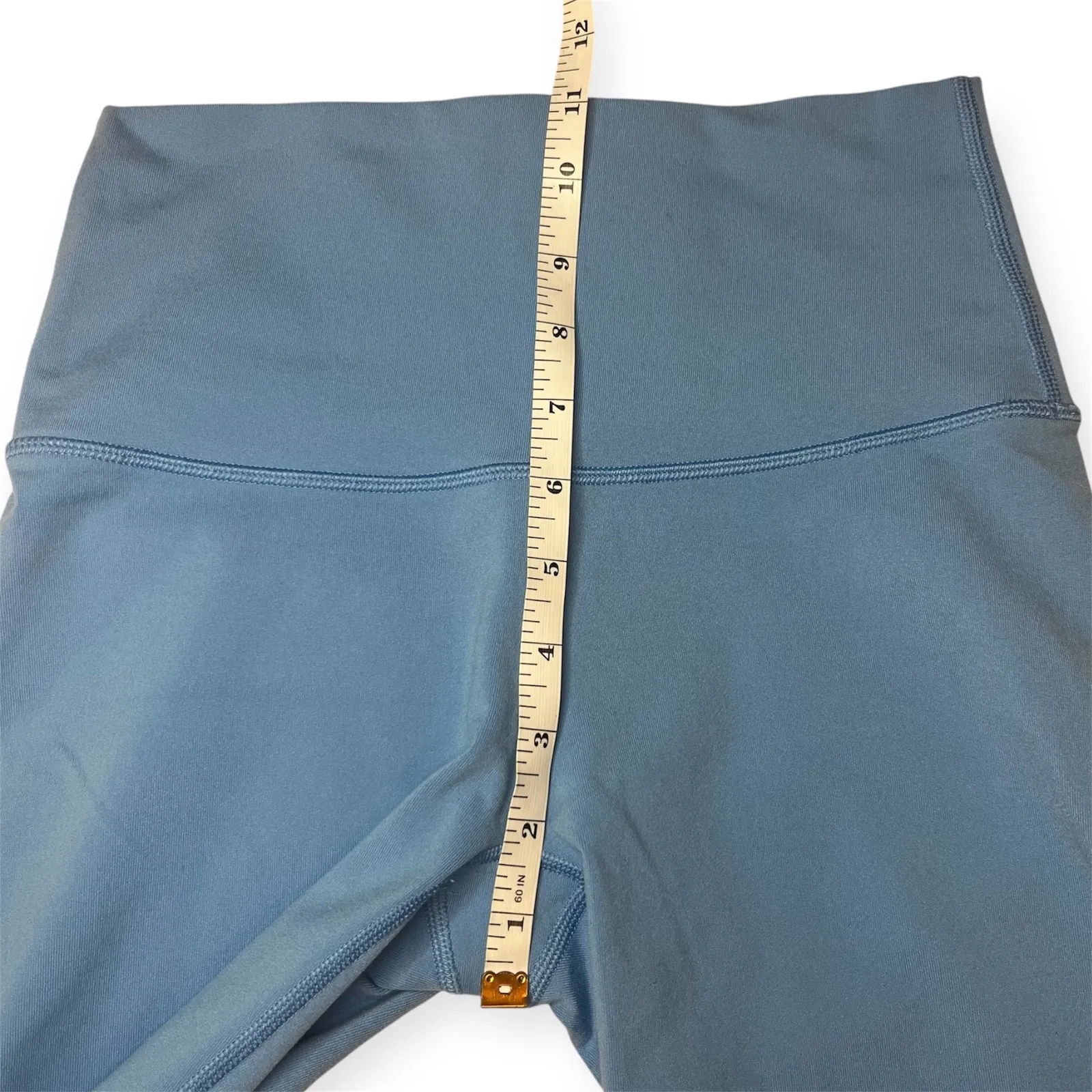 Aritzia Tna TnAction High Rise Blue Biker Shorts Activewear Workout Gym Sz Small - Image 7