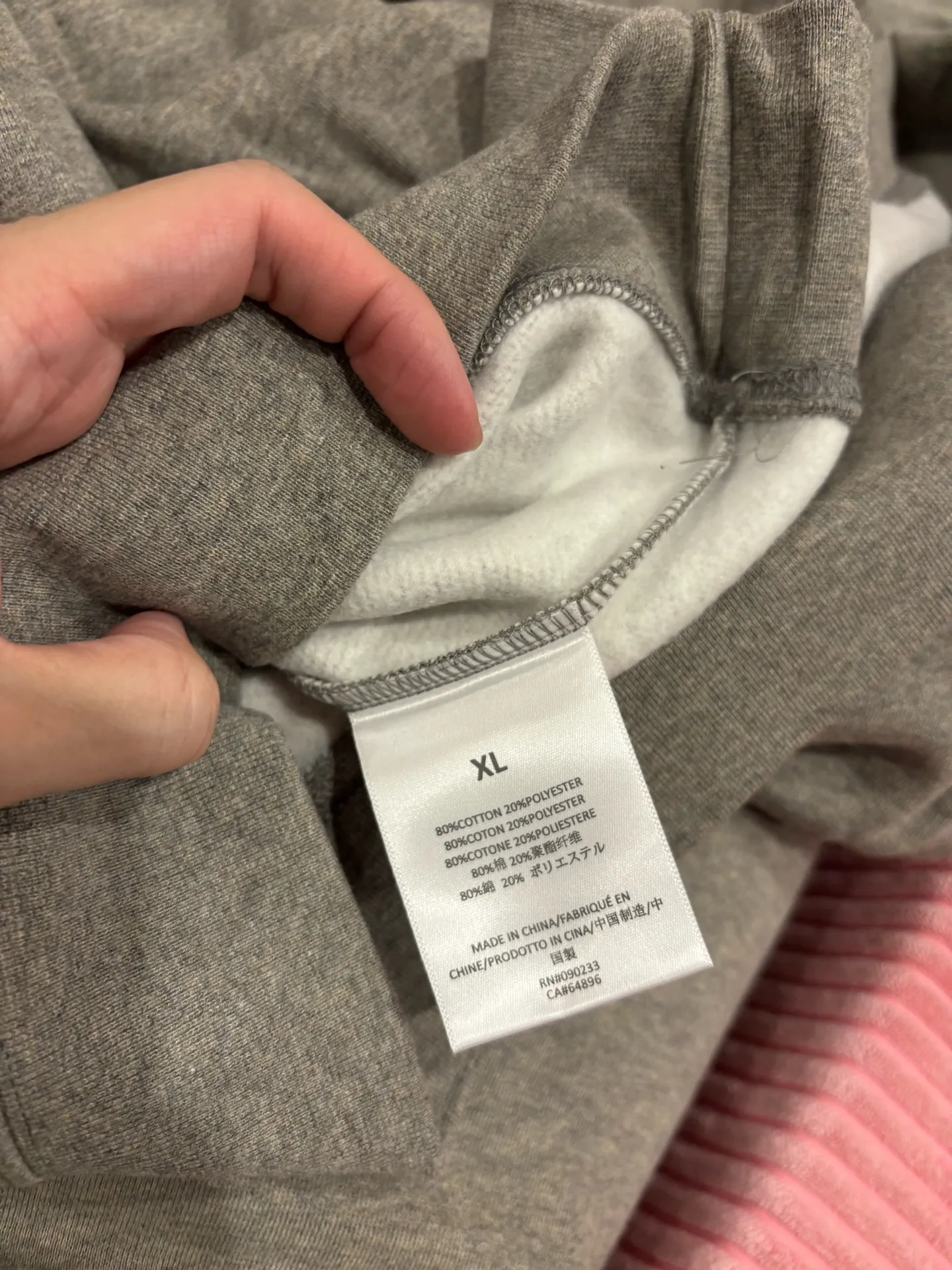 Fear of God Essentials Dark Oatmeal Hoodie XL - Image 4