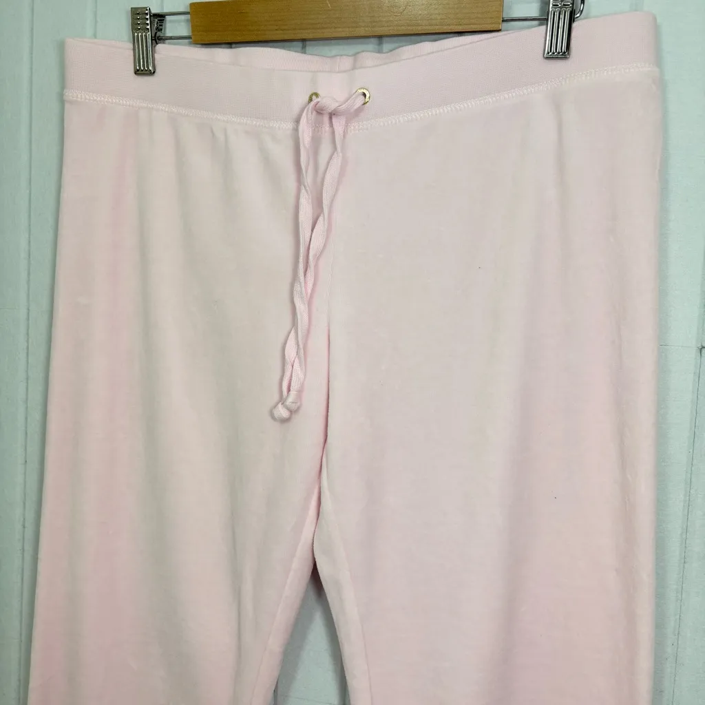 Juicy Couture Black Label Soft Pink Sweatpants size L - Image 2