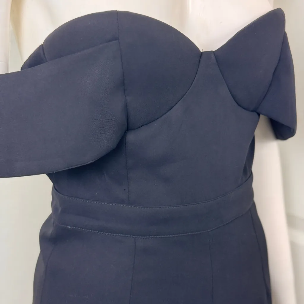 Herve Leger  Black Off-Shoulder Jumpsuit - Image 6