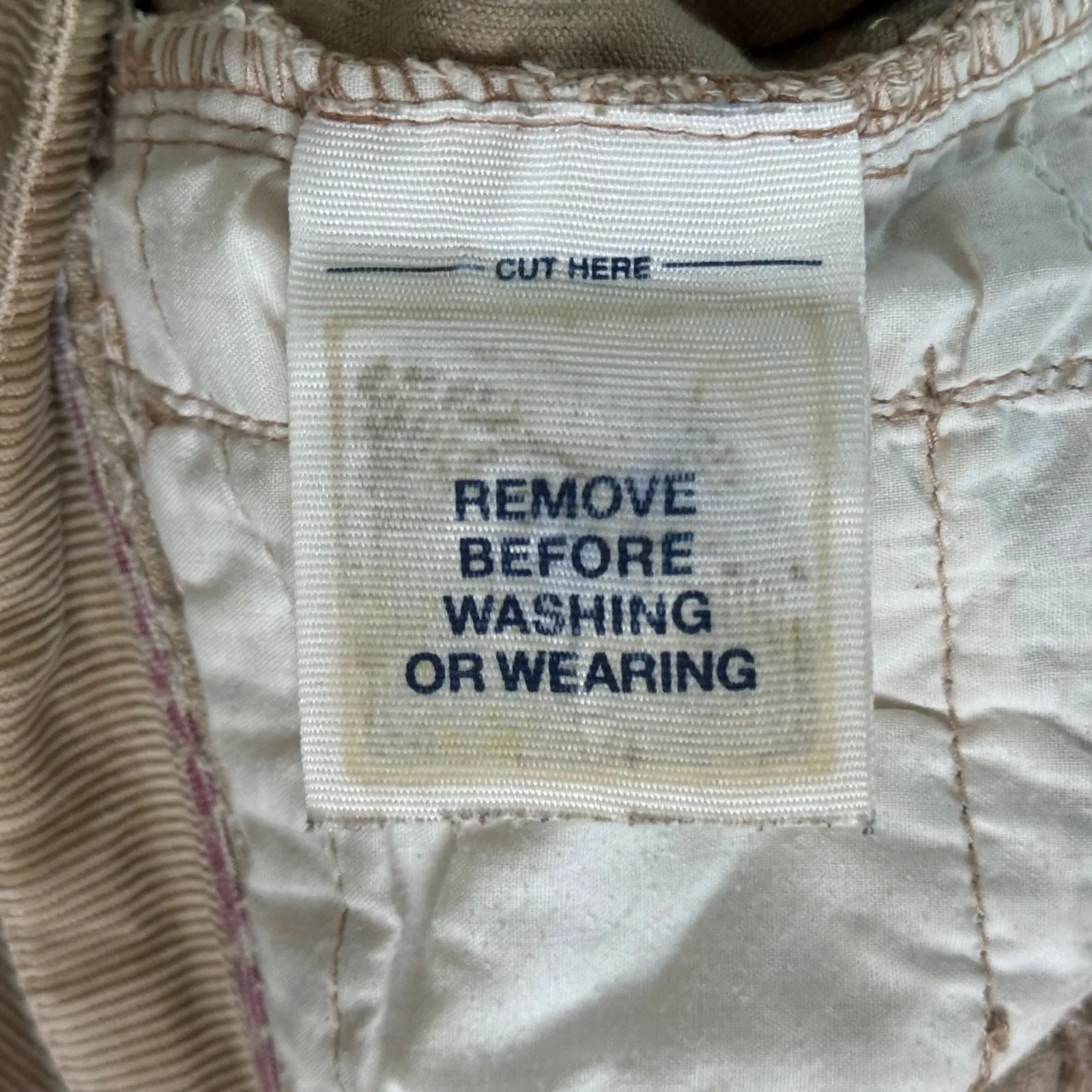 Old Navy Corduroy Pants 12 Tan Beige Bootcut Cottagecore Academia Classic Y2K‎ - Image 10