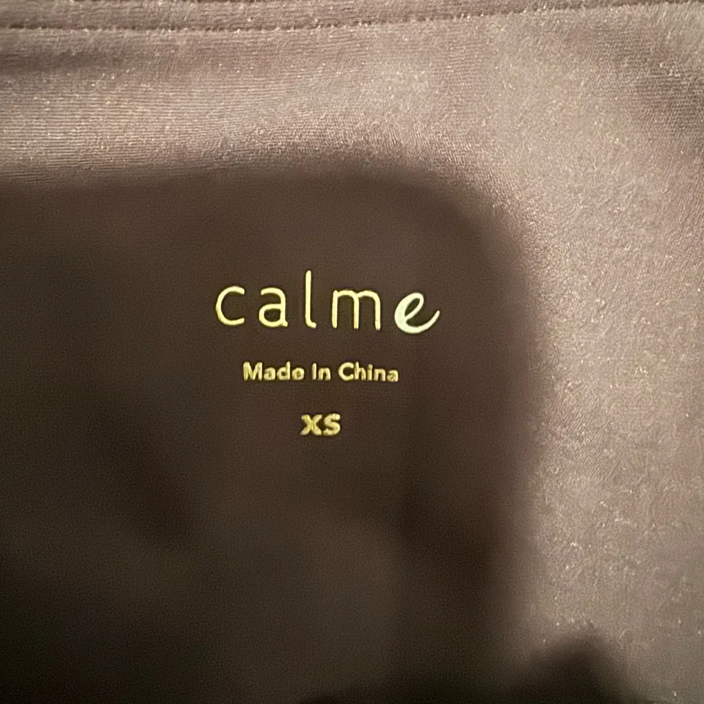 Johnny Was Calme Color Blocked Leggings Women’s Navy Blue Gold Size XS - Image 8