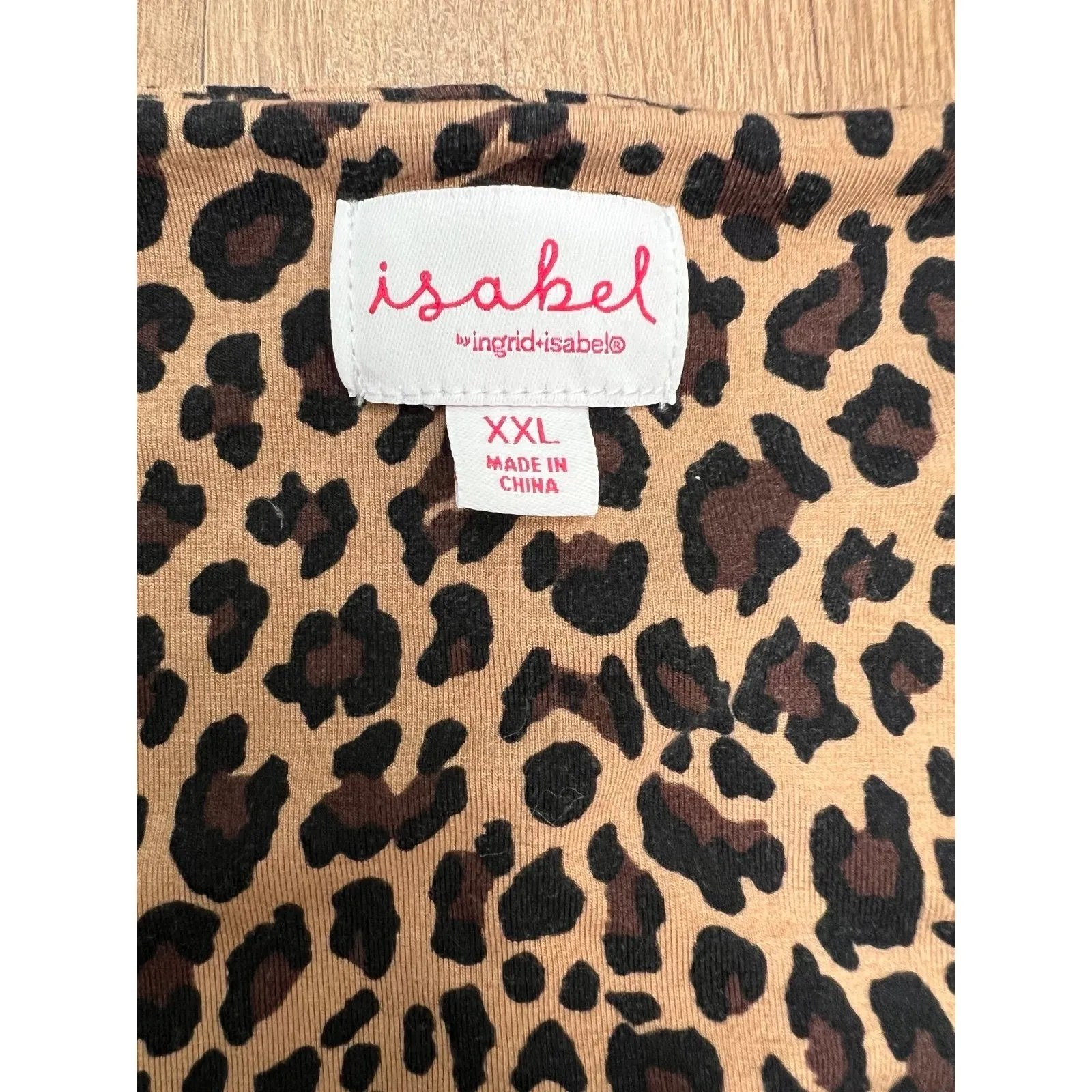 Isabel by Ingrid & Isabel Maternity Leopard Print‎ Ruched Dress XXL Brown Size undefined - Image 4