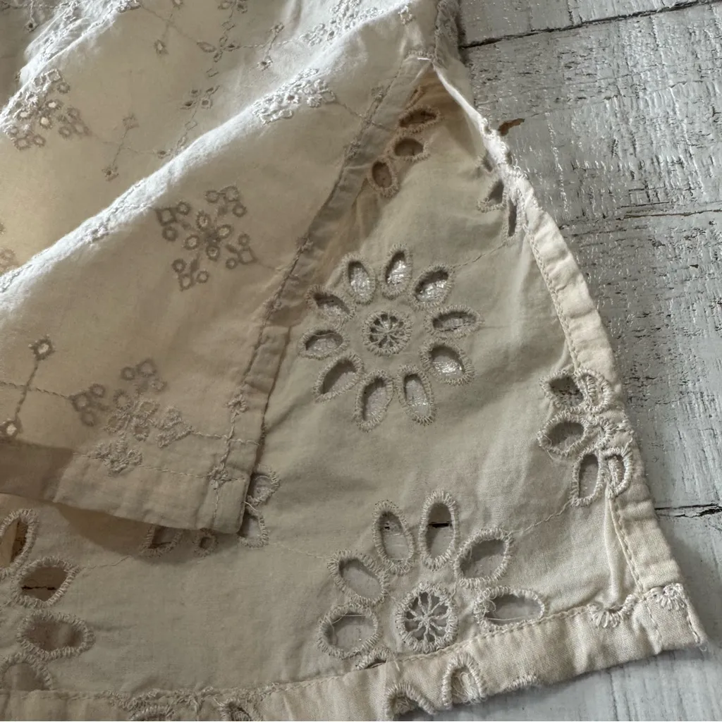 Lucky Brand Los Cabos Crochet Bikini Top NWT size Medium Sand High‎ Neck Halter - Image 5