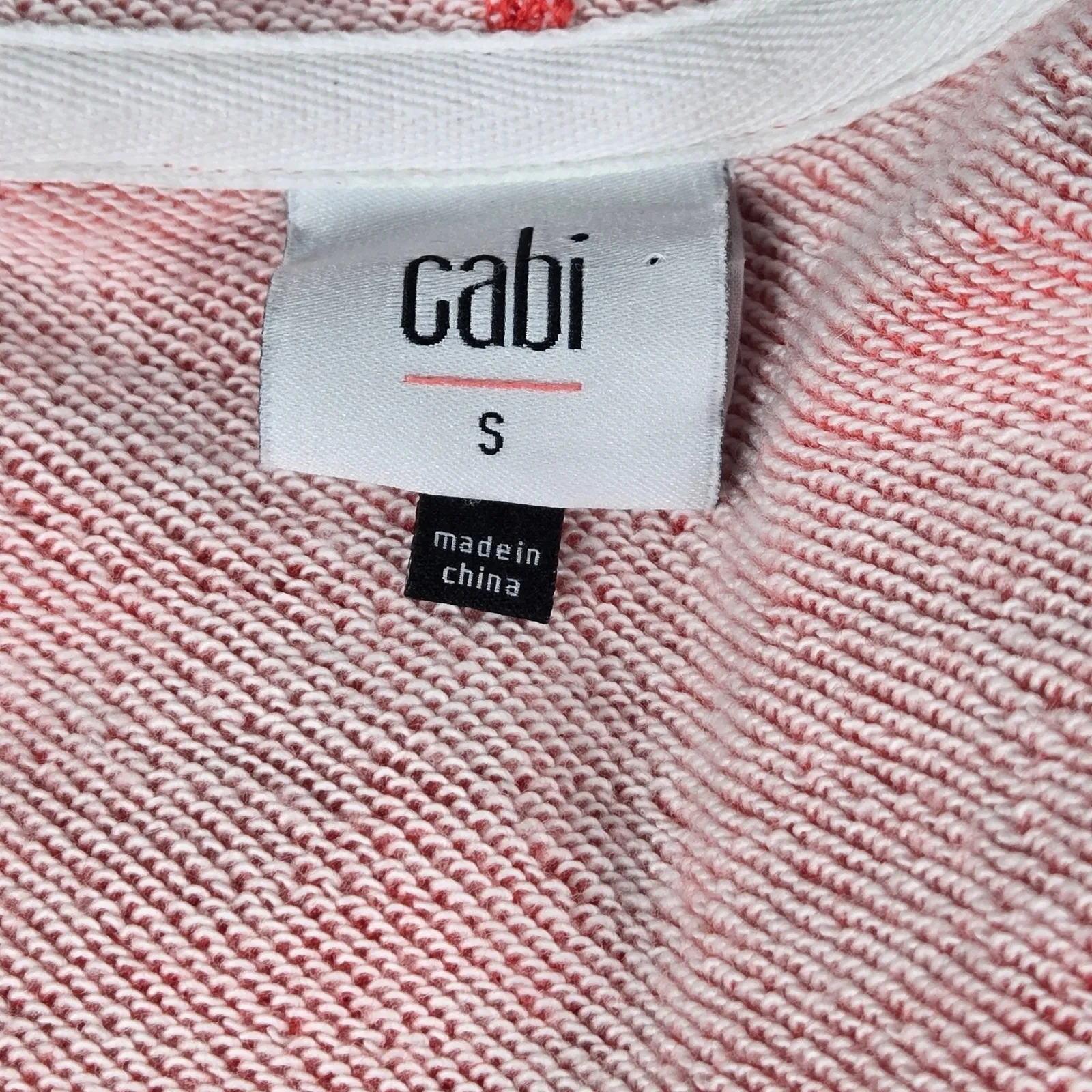 Cabi Deluxe Cropped Zip Up Hoodie Pom Pom Drawstrings Balloon Sleeve Size S 5657 - Image 5