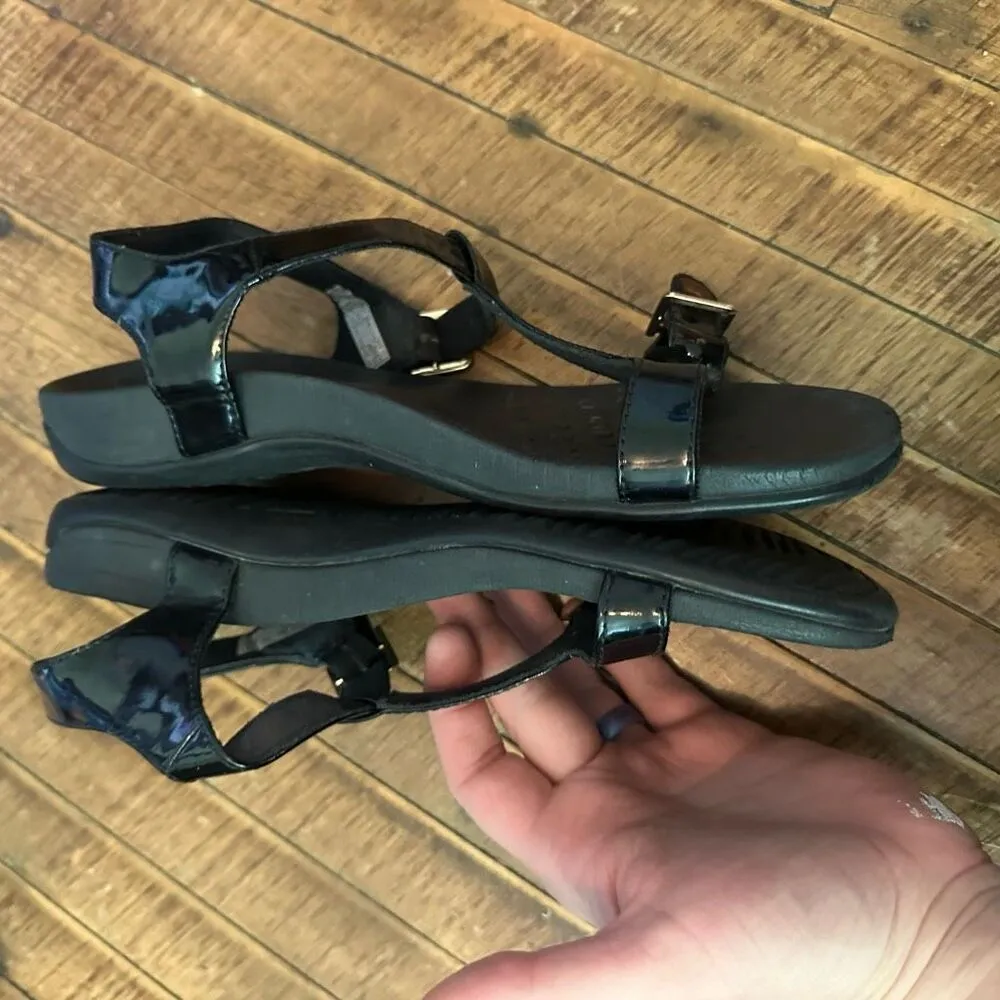 Vionic black Adrian arch support strappy sandals size 8 - Image 5