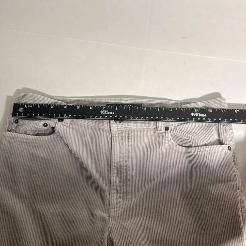 Ralph Lauren Jeans Co.‎ Womens 12 Regular Straight Leg Casual Corduroy Gray - Image 6