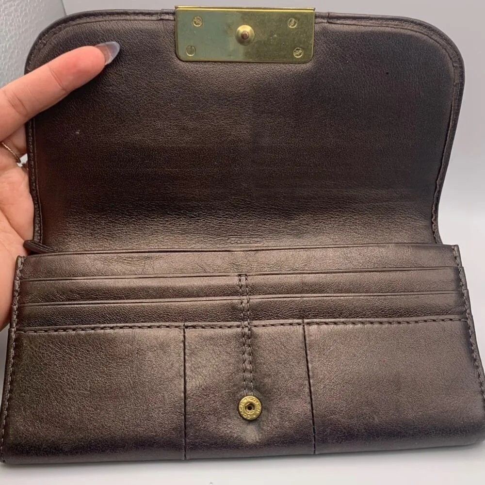 Coach  Metallic Brown Wallet - Image 3