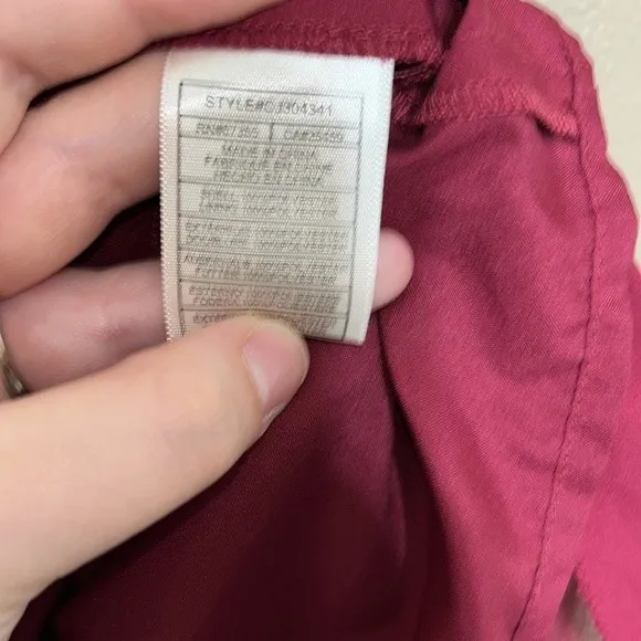 Women’s Cupcakes & Cashmere Burgundy Layered Flutter Sleeve holiday valentines Red - Image 8