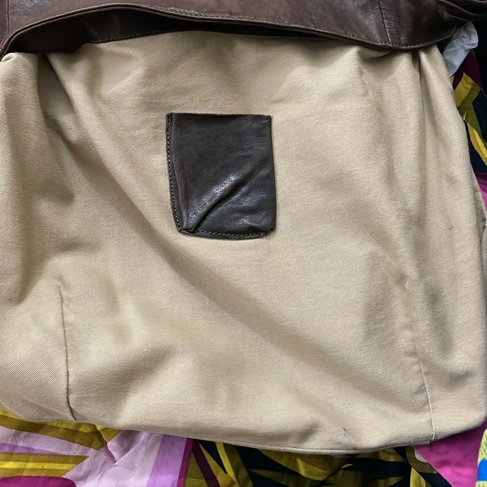 MaxMara Weekend Brown Leather Shoulder Bag - Image 9