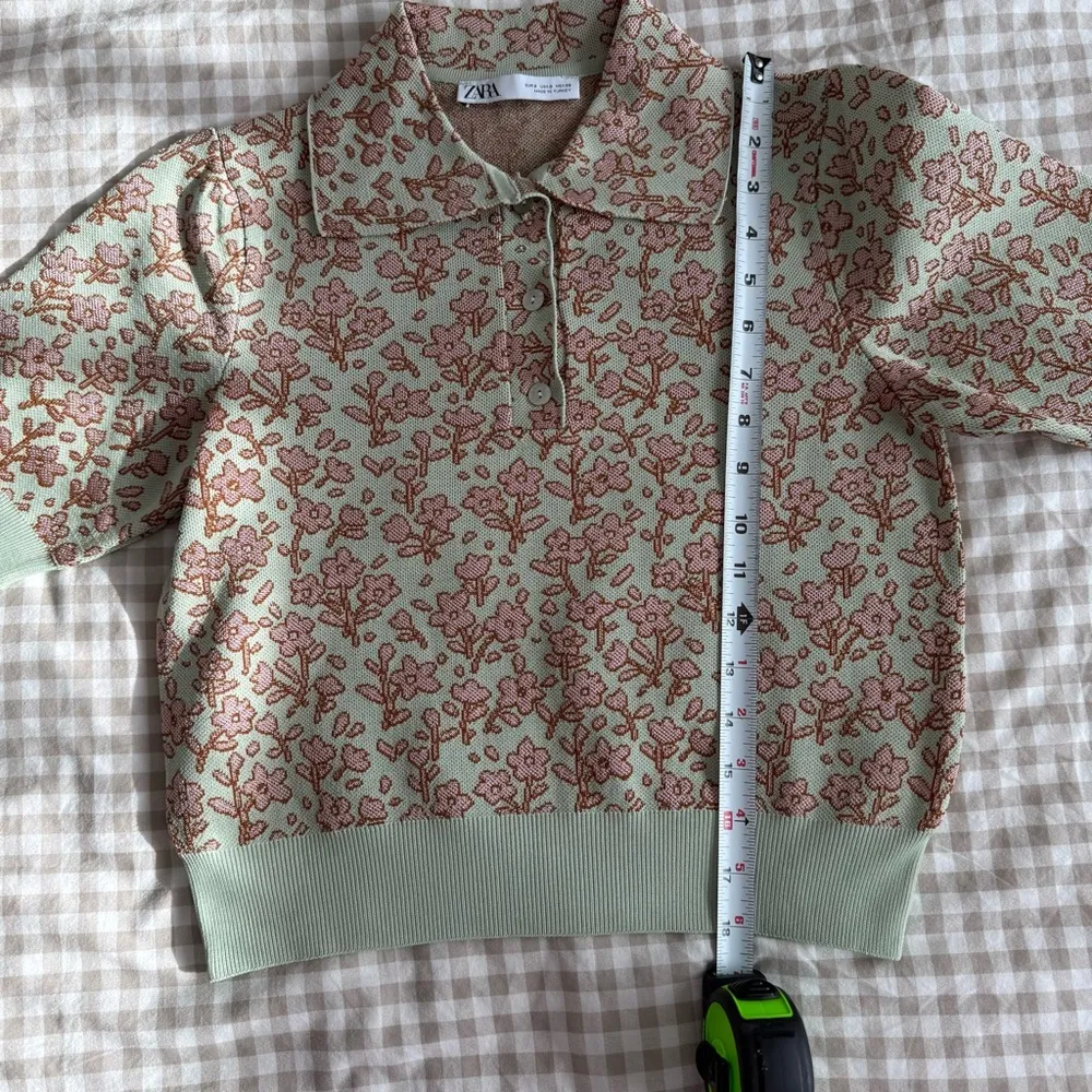 Zara flower jacquard set size S - Image 7