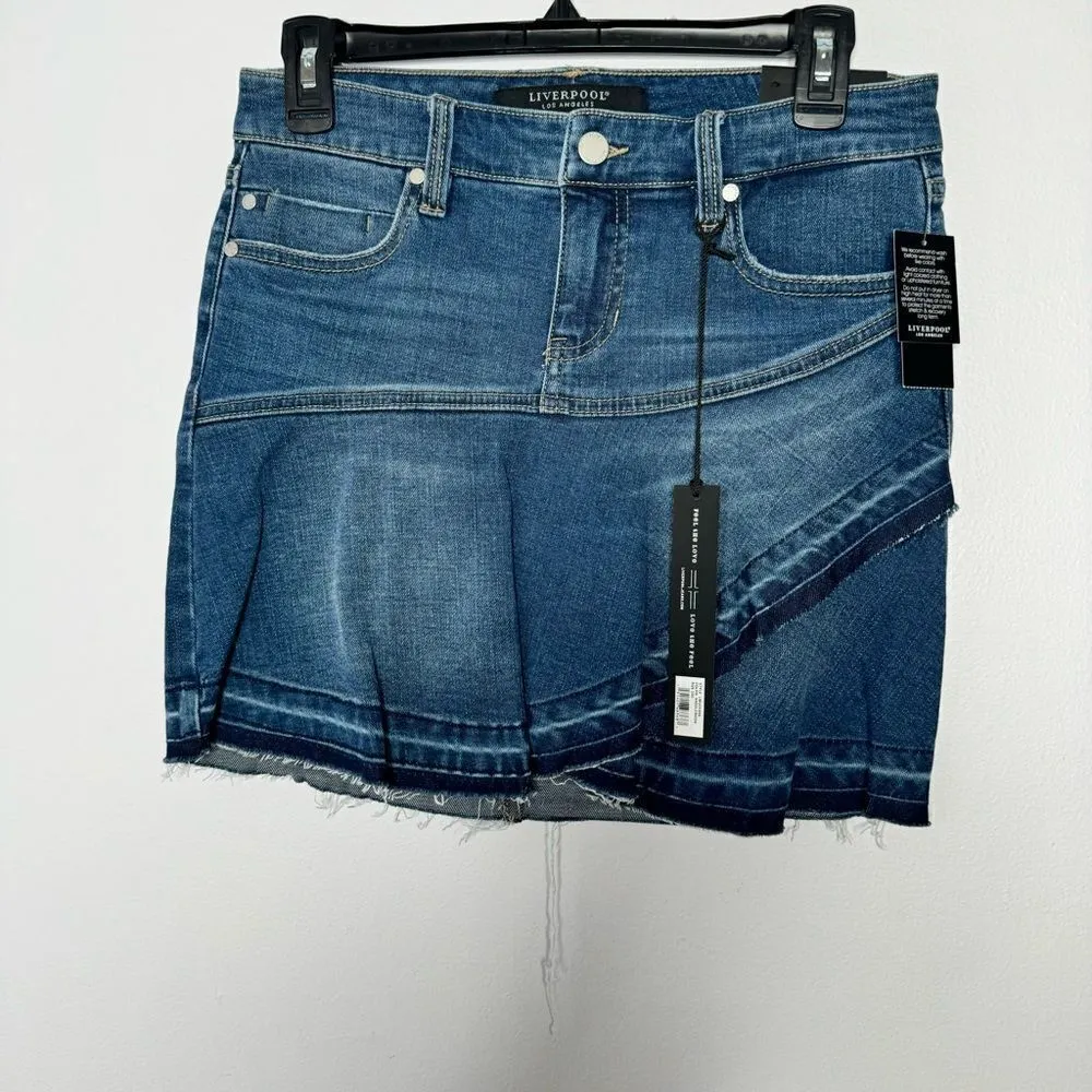 Liverpool Ruffle Skirt w/ Let Down Hem size 26/2 - Image 2