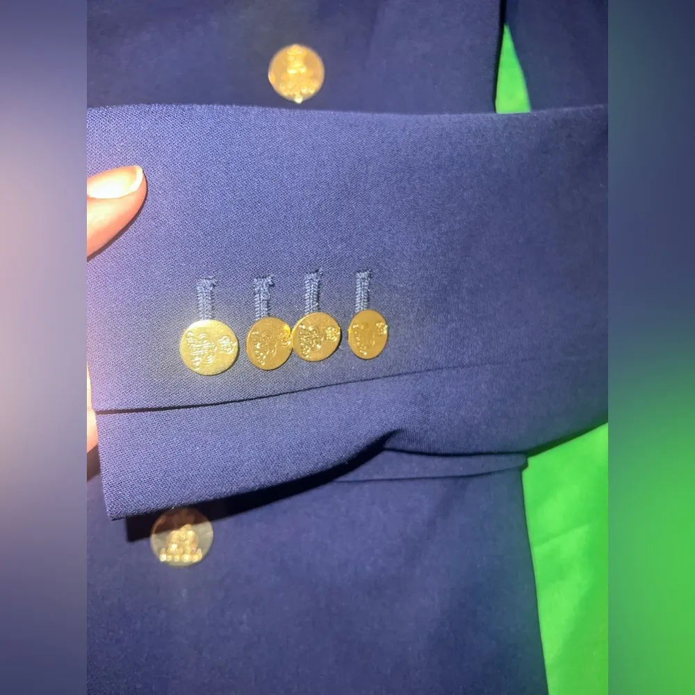 Ralph Lauren Purple Label Cadman Navy Cashmere Jacket See Measurements for Size - Image 11