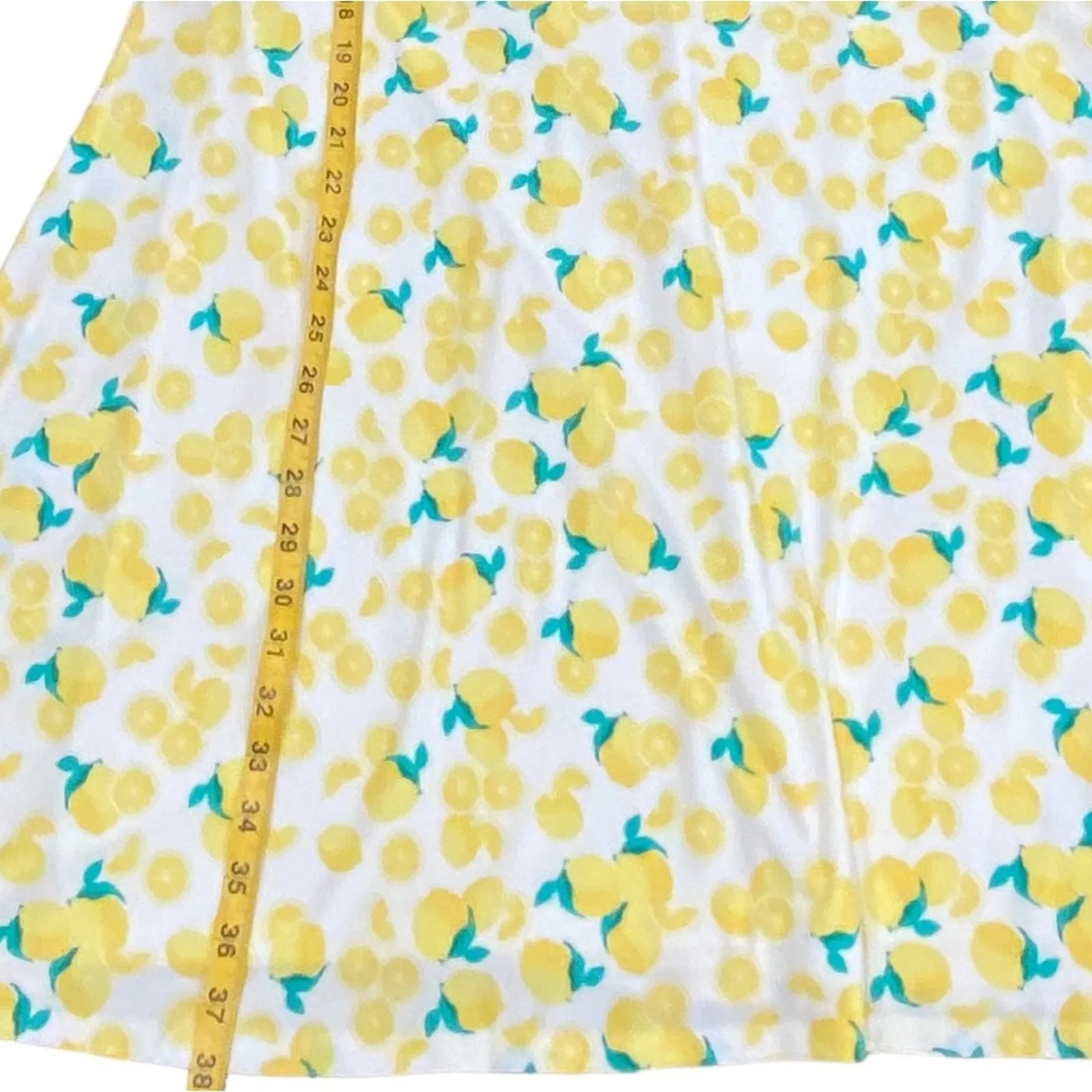 Pappagallo XL Dress Retro Stretch 60s Lemon Sheath Vacation Cruise Travel Casual Yellow - Image 15