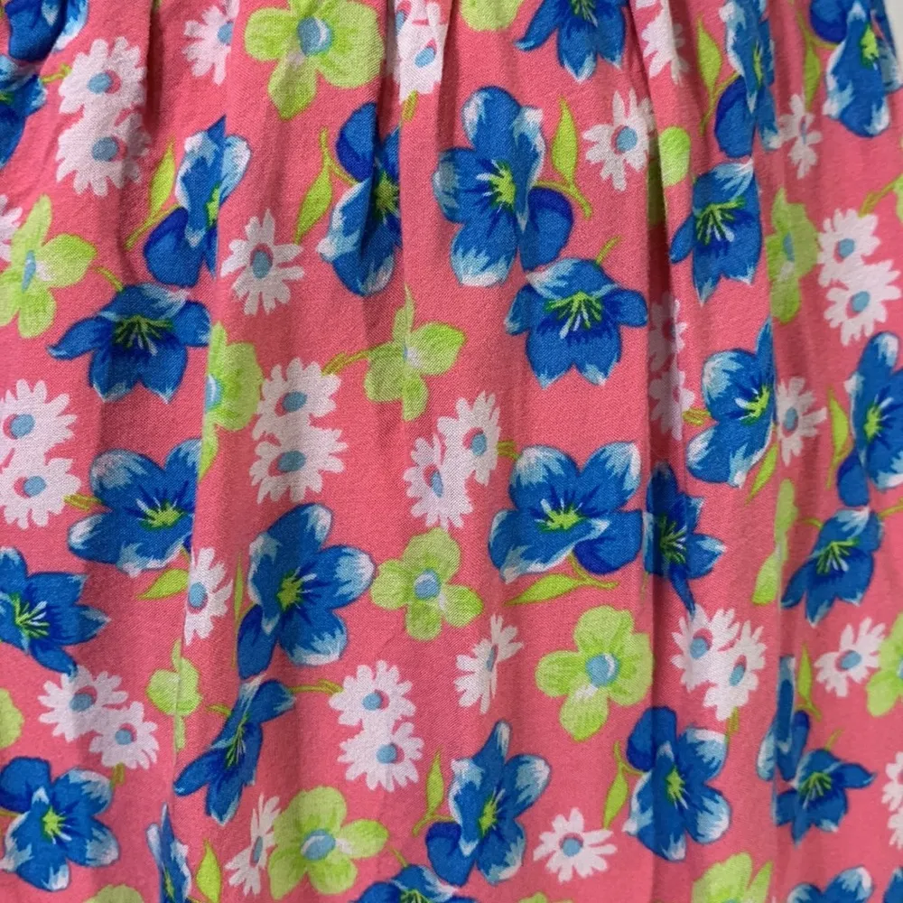 Abercrombie & Fitch Pink Floral Mini Skirt Size Medium - Image 5