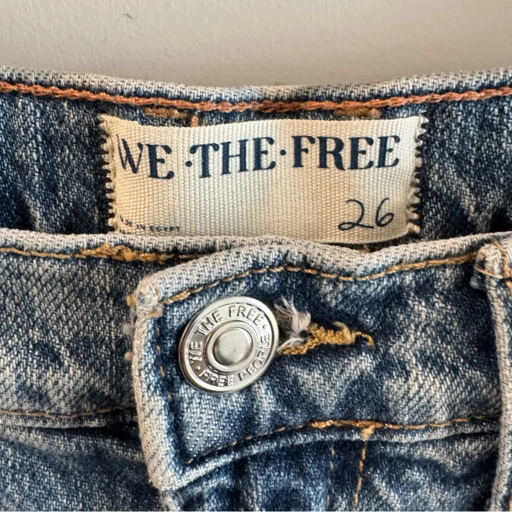 We the Free Risk Taker High Rise Straight Jeans in Mantra Size 26 - Image 4