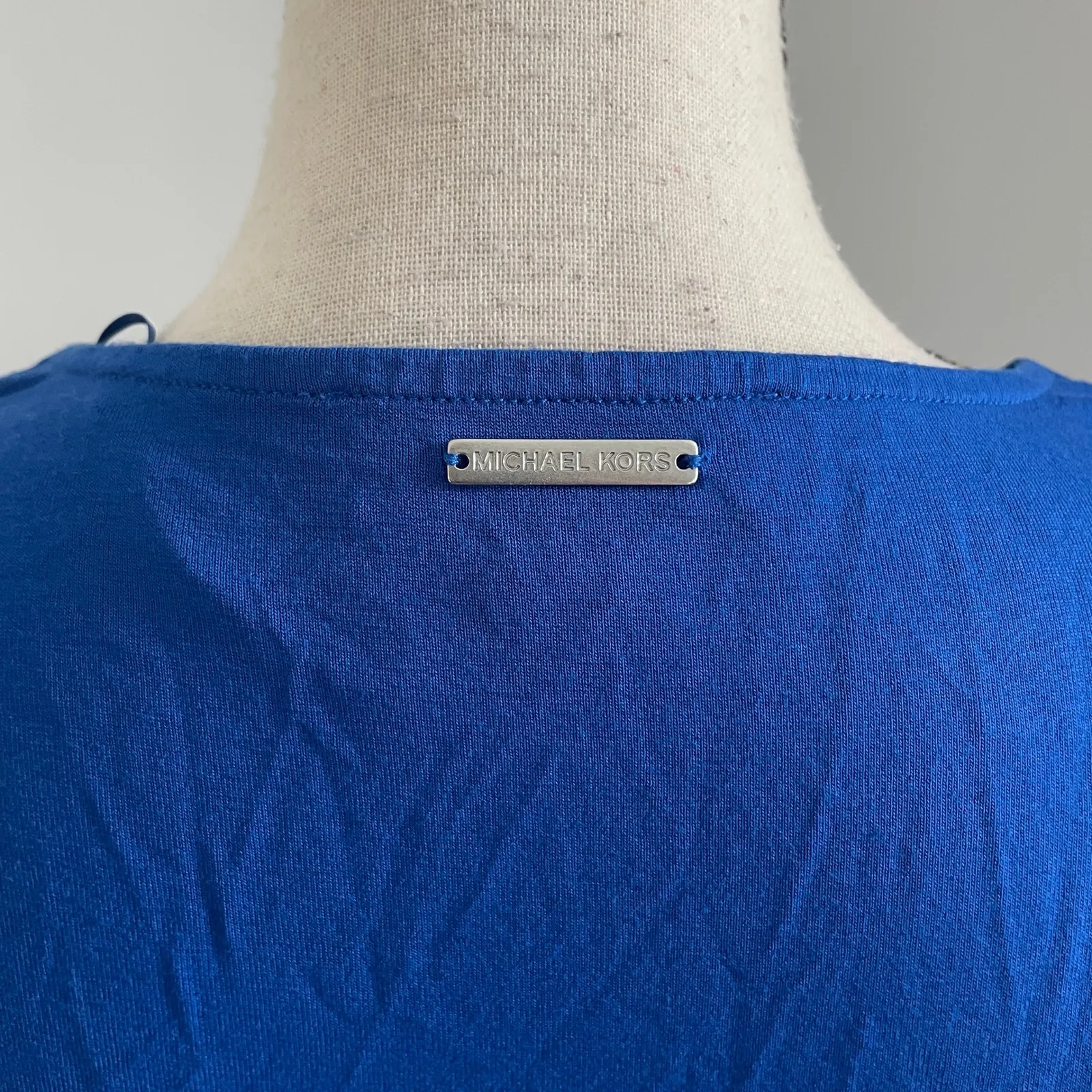 Michael Kors Blouse Medium Layered Long Sleeve‎ V - Image 5