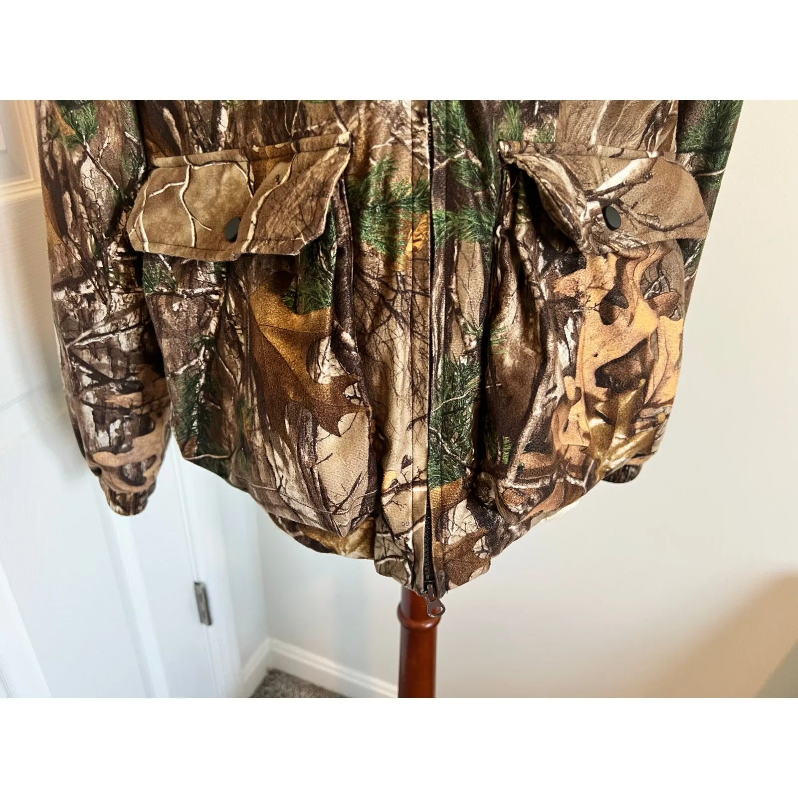 Gamehide Full Zip Hooded Camouflage Jacket XL Brown - Image 10