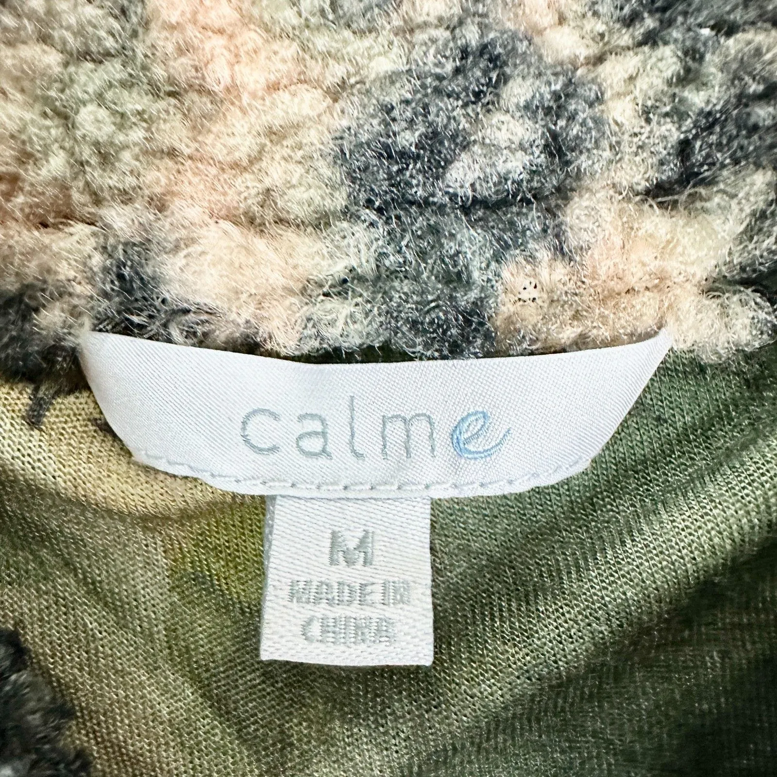 Johnny Was Calme Printed Fleece Jacket Size Medium Leopard Astrology Celestial - Image 6