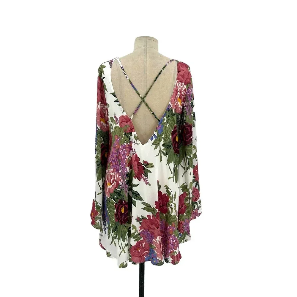 Show Me Your Mumu Joni Flow Dress Duchess Darling White Floral Size‎ Medium - Image 5