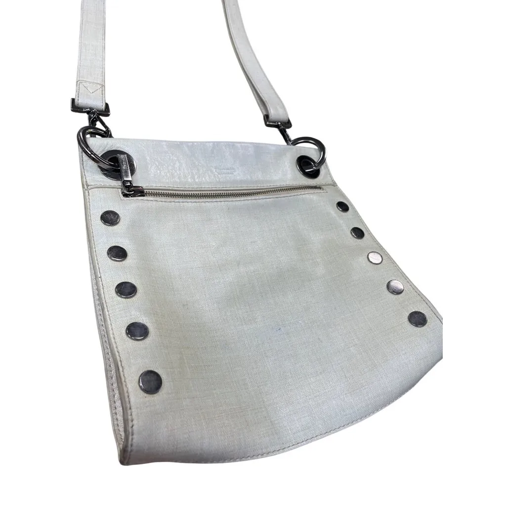 Hammitt womans tan beige leather crossbody handbag SKU 9445 - Image 2