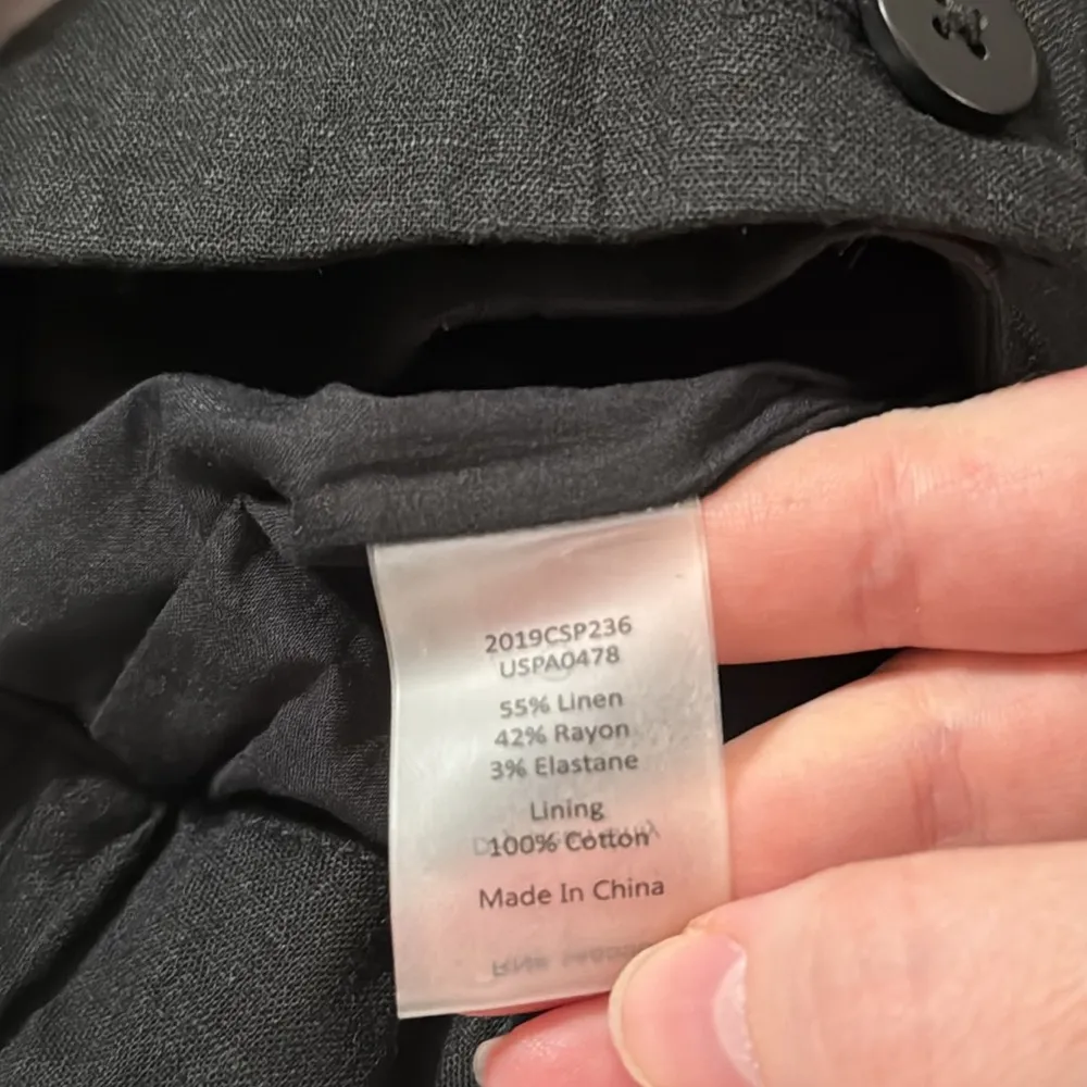 Universal Standard Attis linen Black Shorts Bermudas US Size 0 - 00 - Image 10