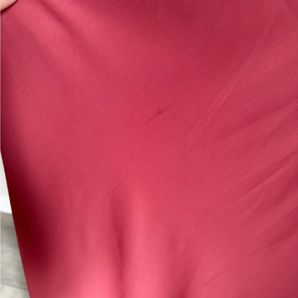 Jenny Yoo Collection Dani Tie Back V-Neck Mauve Full Length Gown Women 14 Formal - Image 3