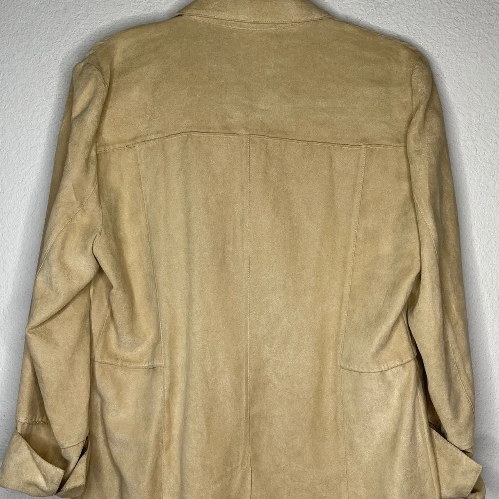Vintage Norton Studio Pantsuit‎ Tan Size 8 - Image 8