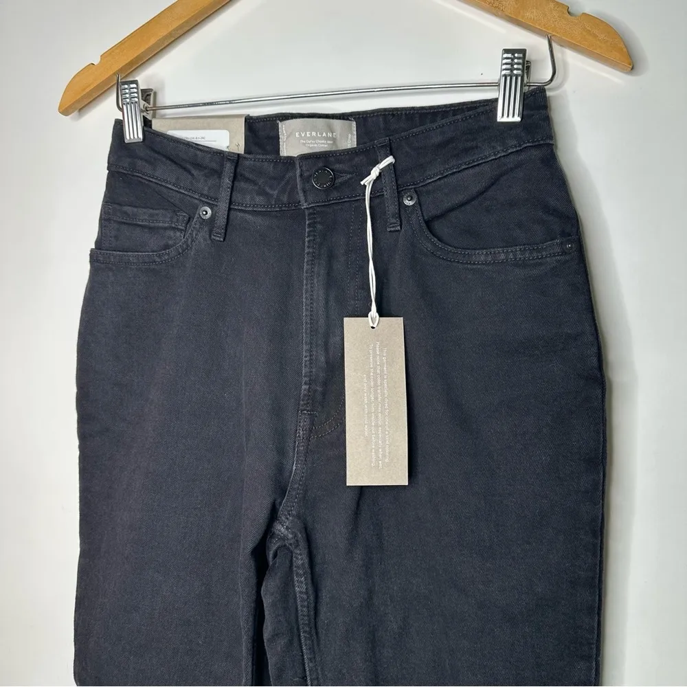 Everlane NWT The Curvy Cheeky Crop Jeans in Black Size 26 - Image 6
