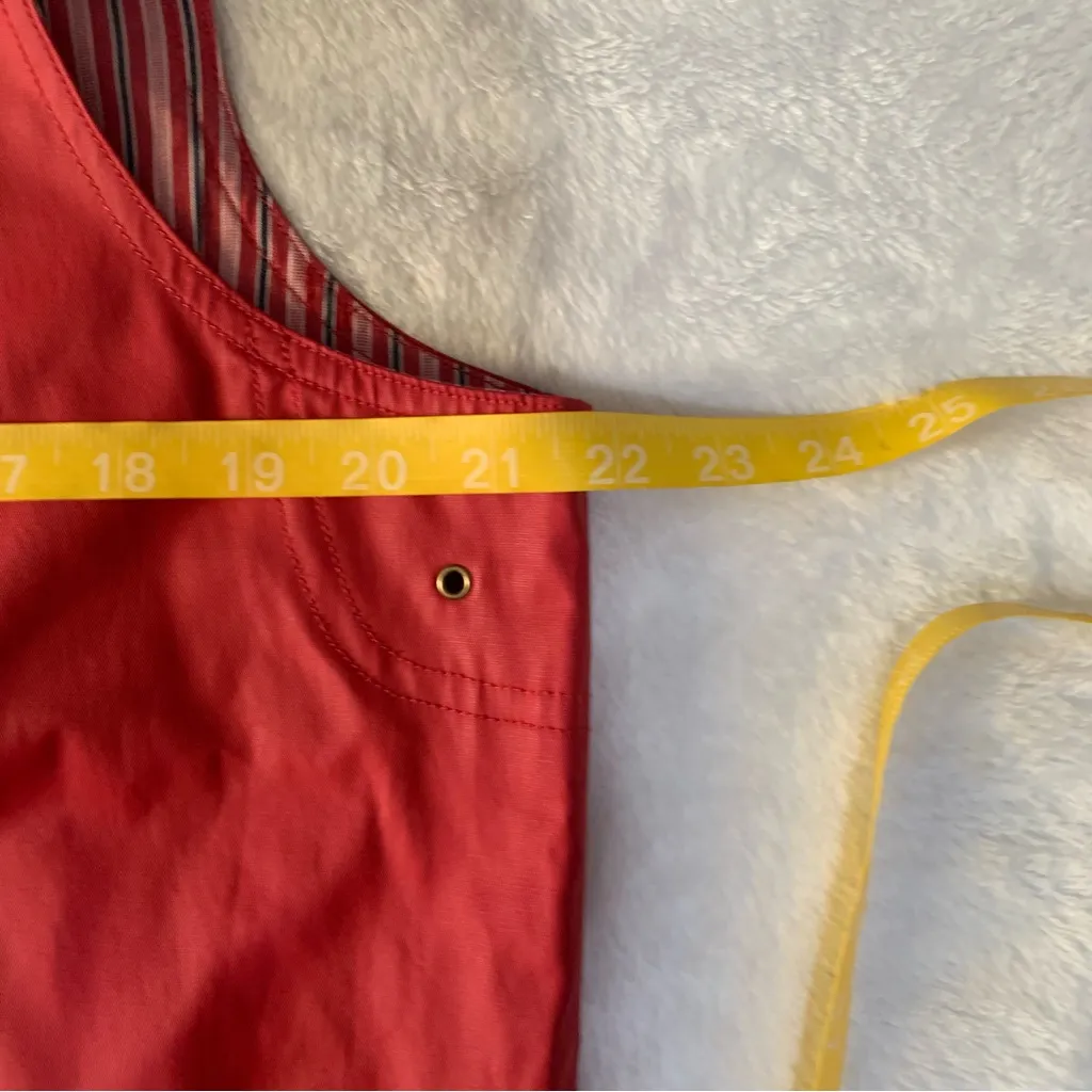 Ralph Lauren Naval Supply Company women's large red vest water cotton - Image 7