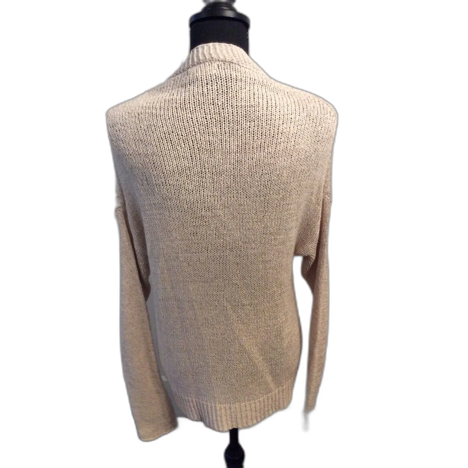 Easel Small Retro Cardigan Front button Cozy Anthropologie Embroidered - Image 4