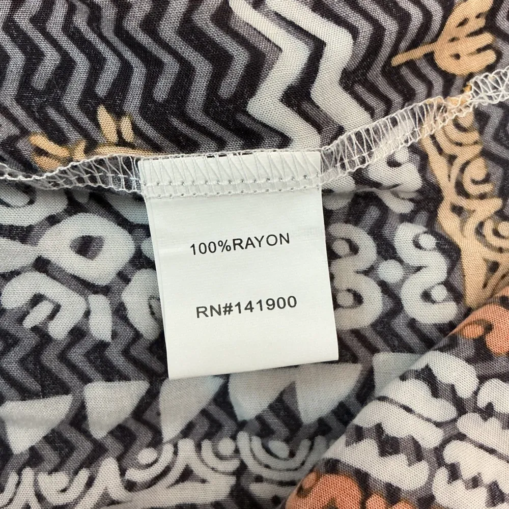 Velzera Tunic Dress Aztec Print Long Sleeve Casual Boho Festival Size S‎ - Image 4