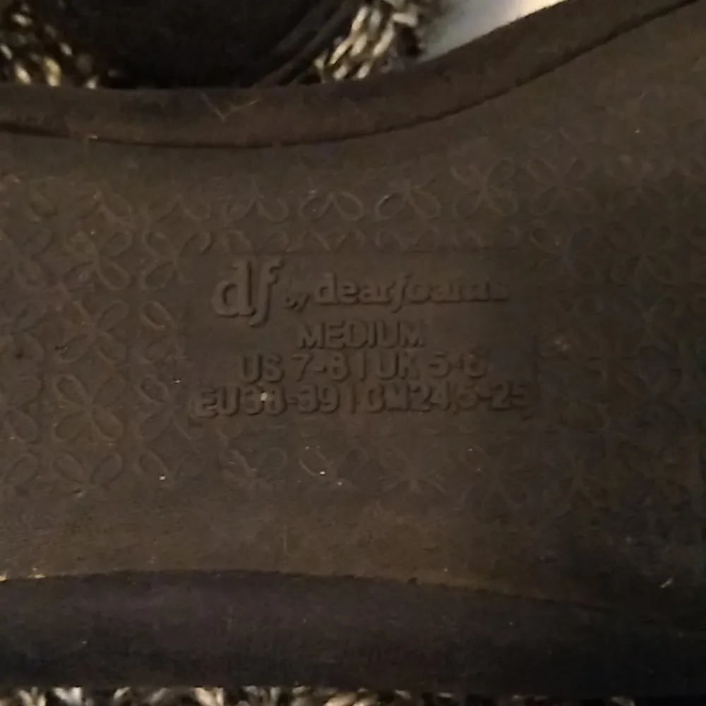 Dearfoams  Black Sweater Slippers - Image 5