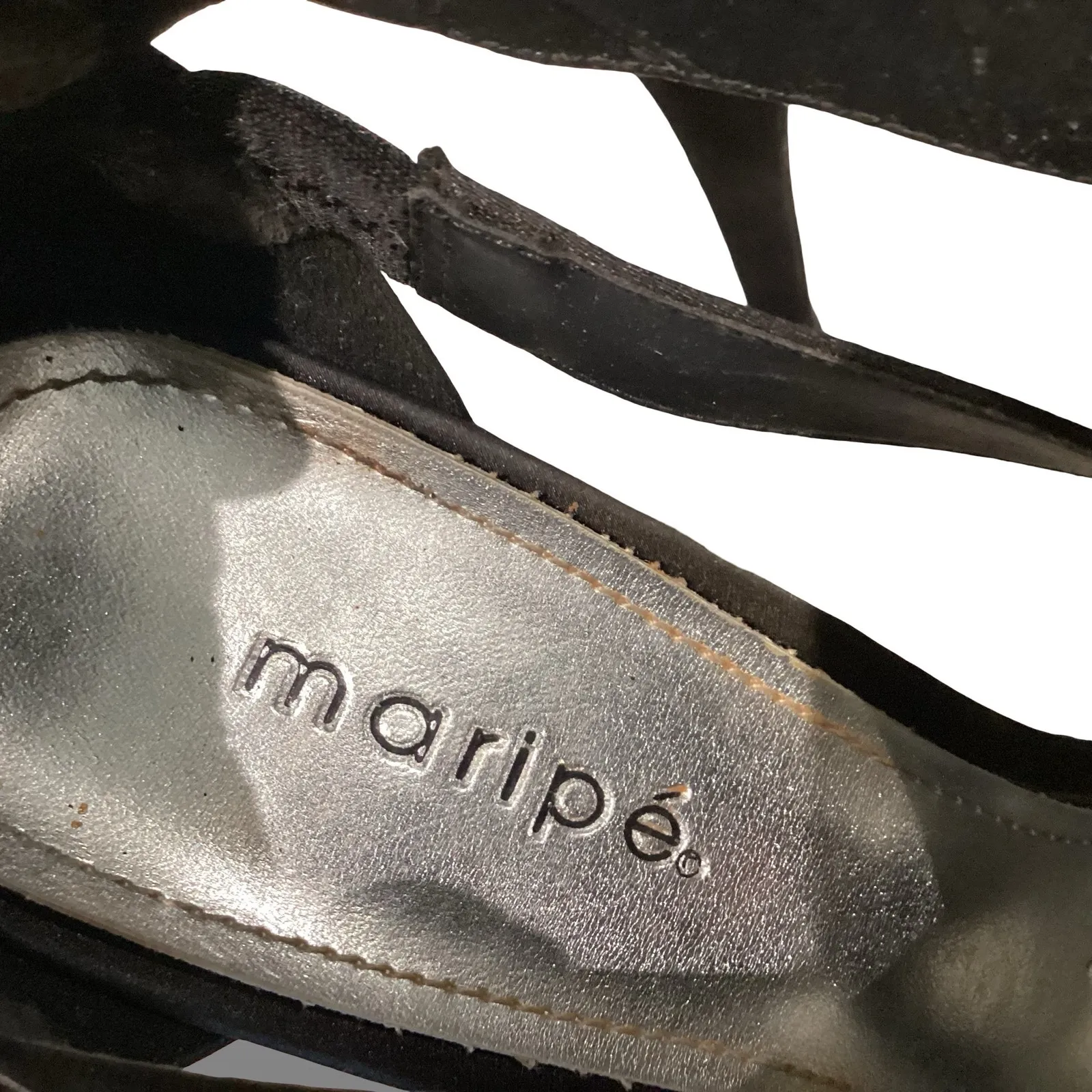 Maripe Andra Black Strappy Heels - Image 9