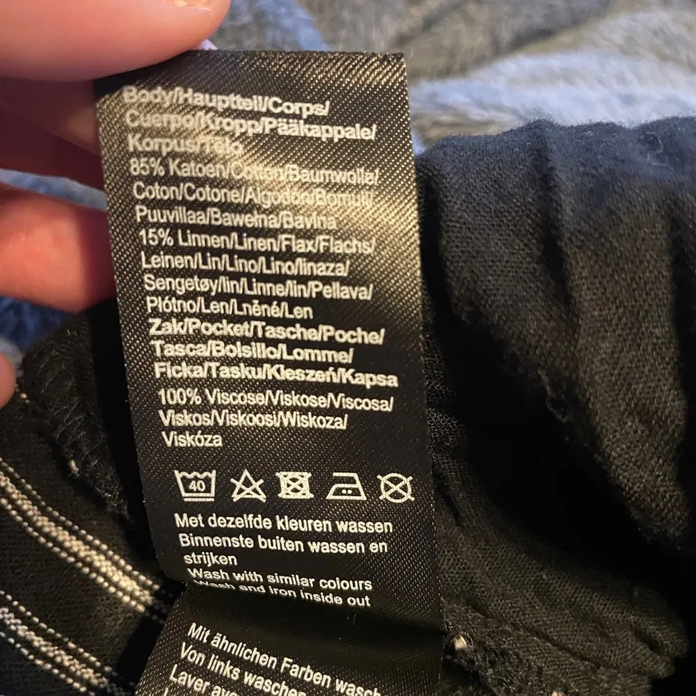 WE Stevie Black White Striped Shorts 44 US 12 - Image 7