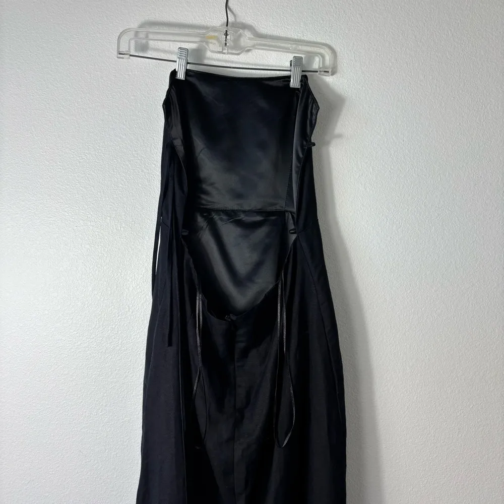 Bardot Women’s Classic Black Floor Length Strappy Dress size 8 - Image 8