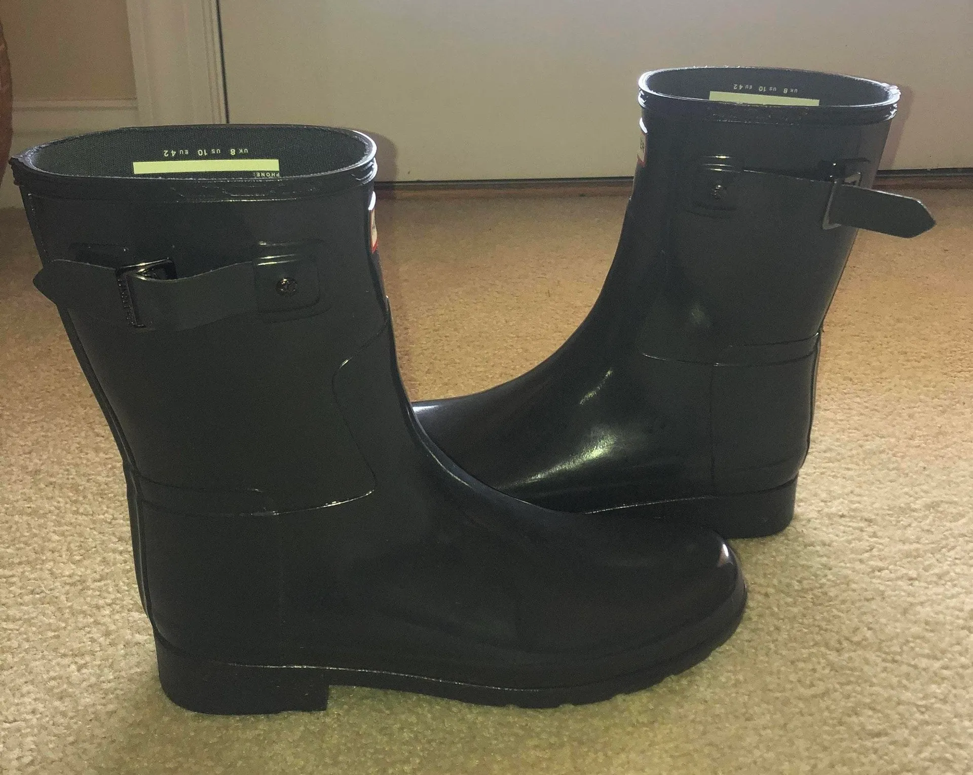 Hunter Short Gray Rain Boots - Image 3