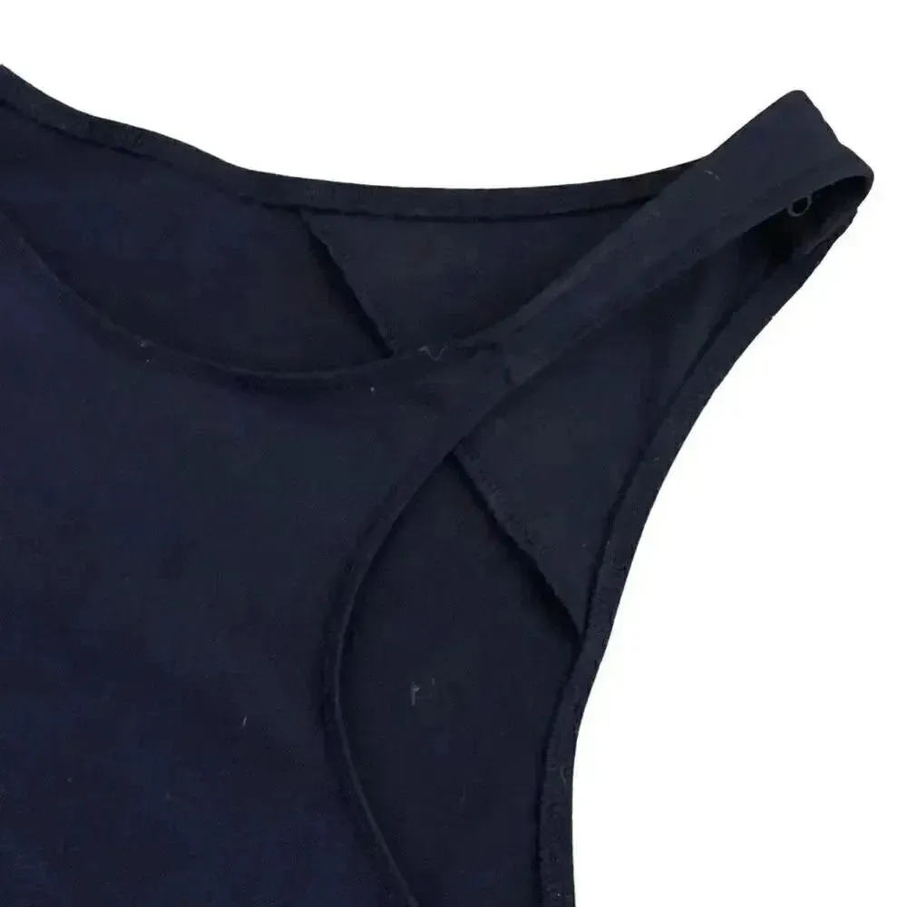 Abercrombie & Fitch Black Soft Long Sleeves Mesh Square Neck Bodysuit SZ S #1112 - Image 8