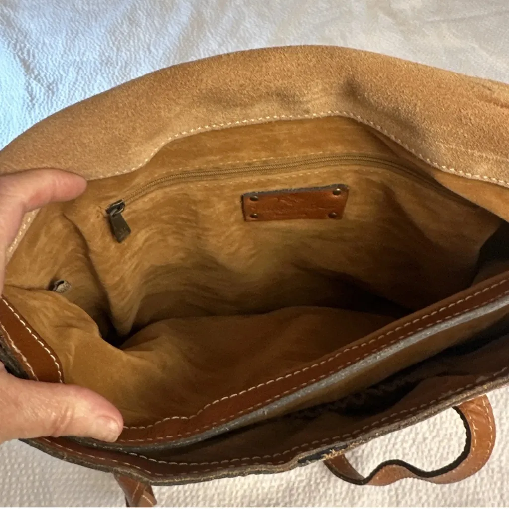 Patricia Nash Cantabria Tote Satchel Shoulder Bag Purse - Sienna Sunset - Image 7