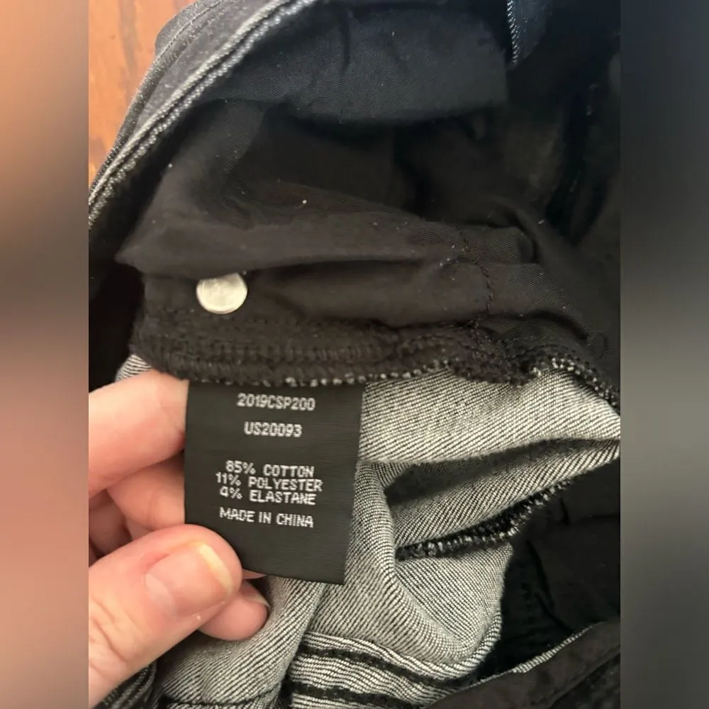 Universal standard black jeans size 0 85% cotton - Image 4