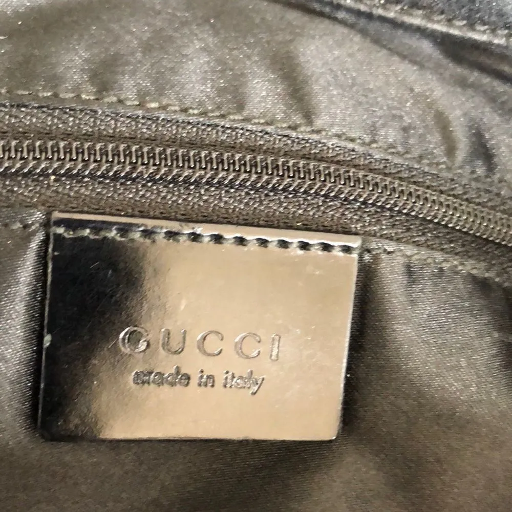 Gucci Black Double Bamboo Handle Tote Bag - Image 6