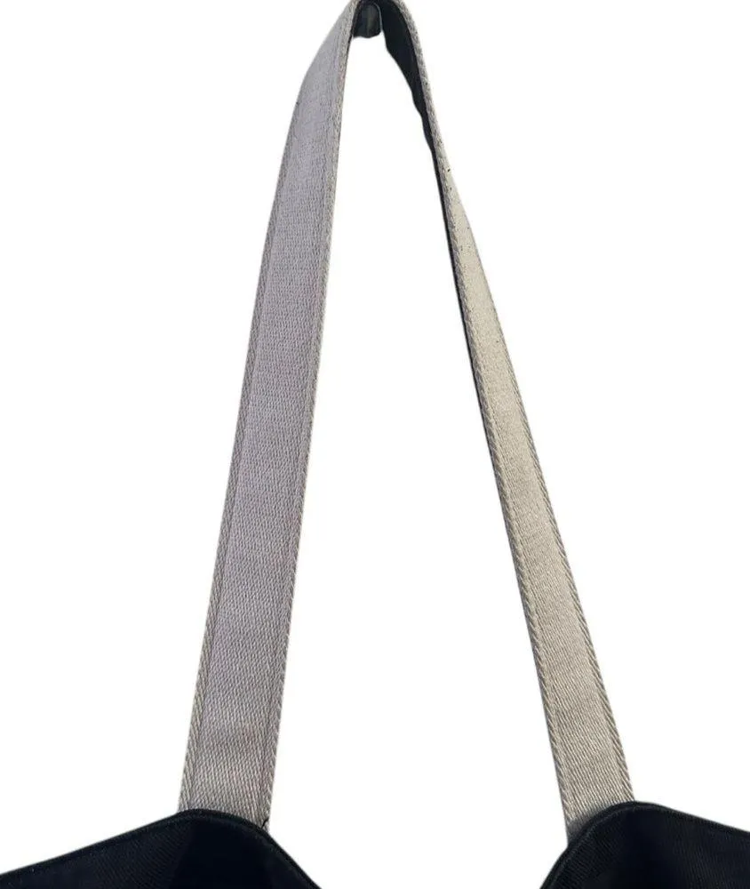 Lululemon Logo Daily Multi-Pocket Canvas Tote Bag 20L
Black White - Image 7