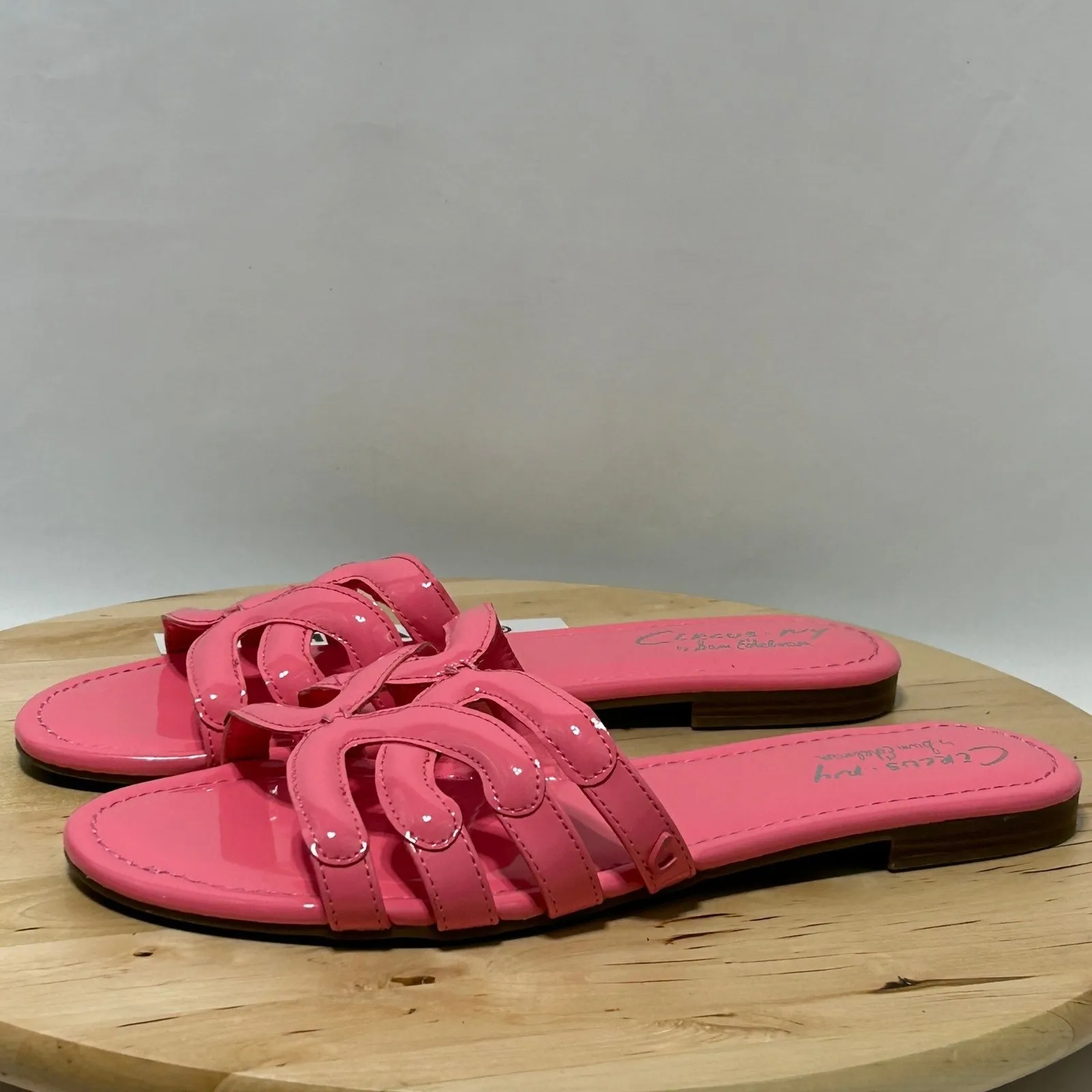 Circus NY by Sam Edelman Cat Slide Pink Sorbet Flat Open Toe Sandals - 9M & 40 - Image 4