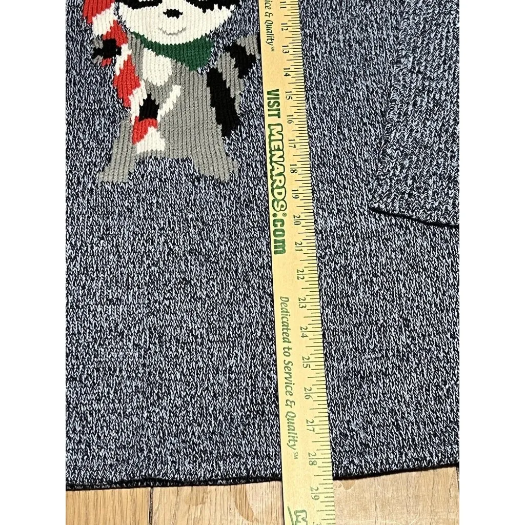 Plus Holiday Christmas RACOON SWEATER 18/20 Marbled Knit Woman Within - Image 4