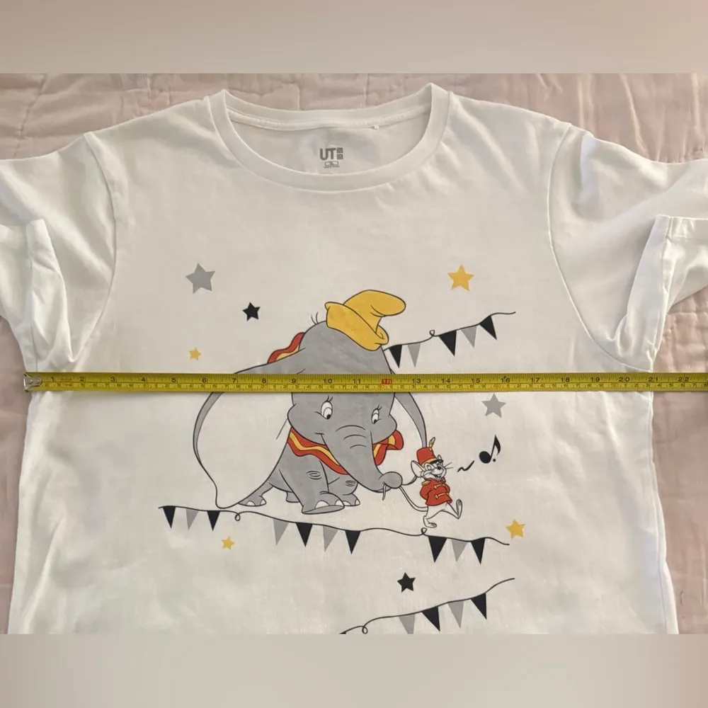 UT Uniqlo X Disney Dumbo Ladies XL White Short Sleeve T-Shirt - Image 6