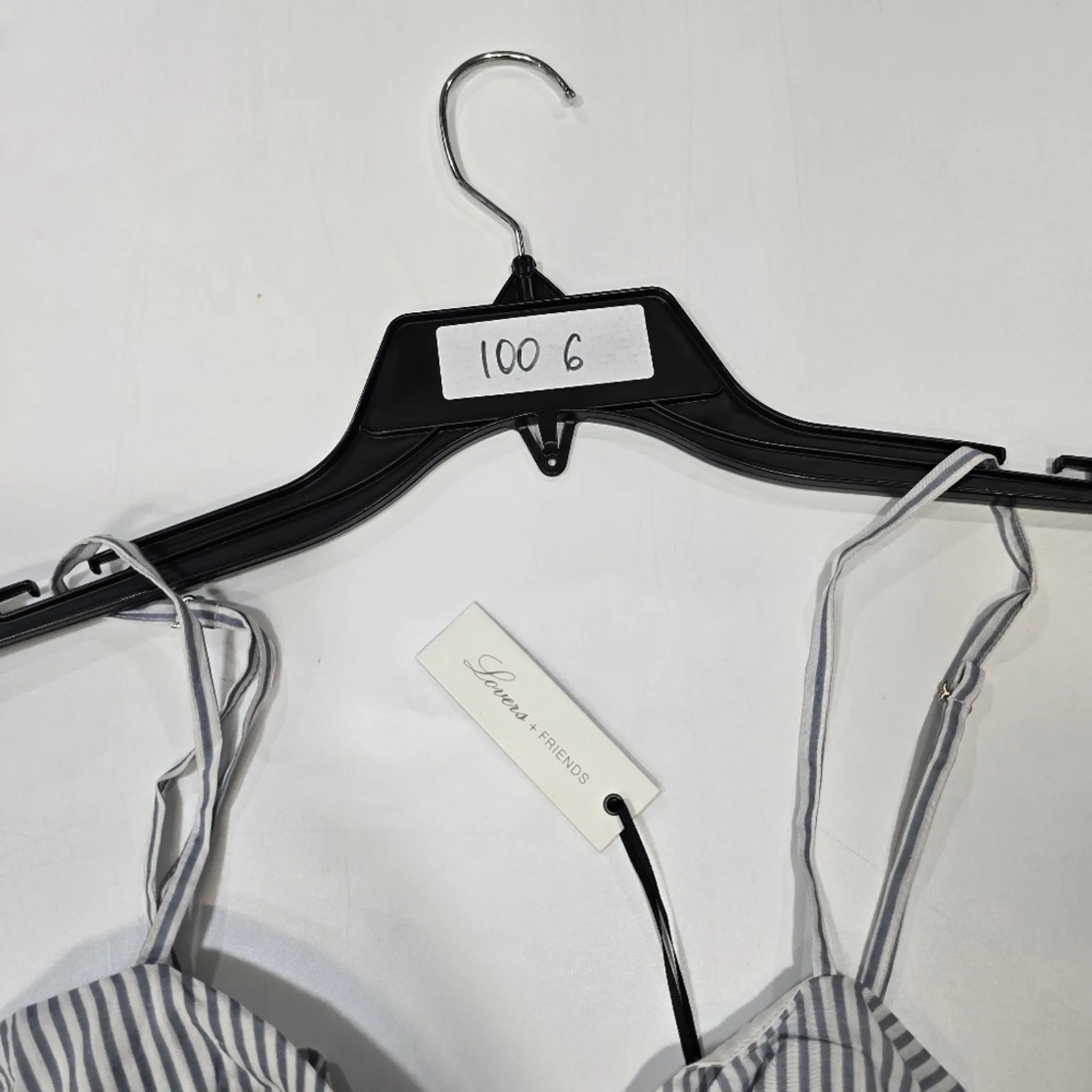 Lovers and Friends Lemon Lime Dress in Blue Jay Stripe Medium - Image 13