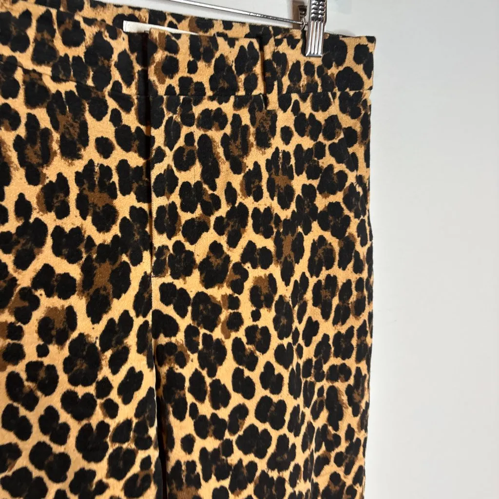 FRAME Mini Boot Cheetah Print Trousers - Image 3